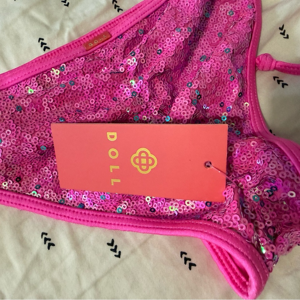 💕DOLL Malibu Sequin Classic Crunch💕 - Picture 7 of 7